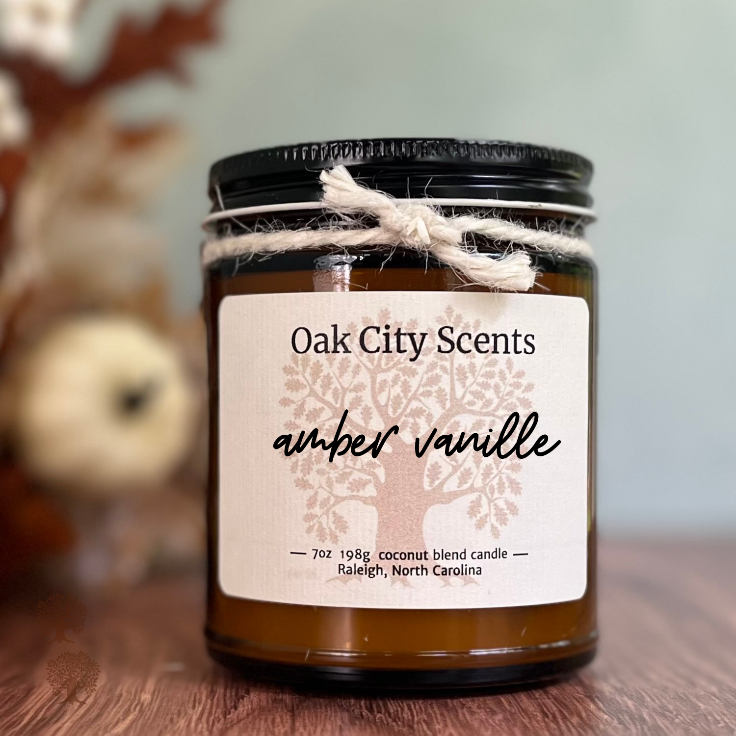 Amber Vanille Candle – Warm Amber & Creamy Vanilla Scented Candle